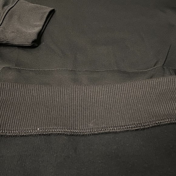 Russell Textured Fleece Hoodie - Size XL (46-48) Black #3220-U4980-B19 - Picture 4 of 10